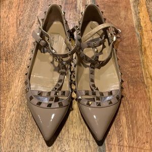 Valentino rockstud flats
